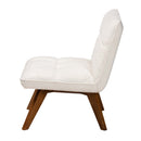 Cream Boucle Japandi Accent Chair | Bali Loom Baxton | Oroatrade.com