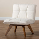 Cream Boucle Japandi Accent Chair | Bali Loom Baxton | Oroatrade.com