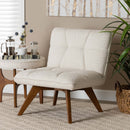 Cream Boucle Japandi Accent Chair | Bali Loom Baxton | Oroatrade.com