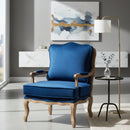 Blue Fabric Accent Chair | Bali Loom Jules | Oroatrade.com