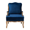 Blue Fabric Accent Chair | Bali Loom Jules | Oroatrade.com