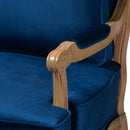 Blue Fabric Accent Chair | Bali Loom Jules | Oroatrade.com