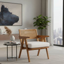 Japandi Cream Boucle Lounge Chair | Bali Loom Jetsam | Oroatrade.com