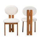 Boucle Japandi Dining Chairs 2 | Bali Loom Kacela | Oroatrade.com