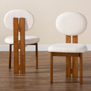 Boucle Japandi Dining Chairs 2 | Bali Loom Kacela | Oroatrade.com