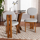 Boucle Japandi Dining Chairs 2 | Bali Loom Kacela | Oroatrade.com