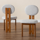 Boucle Japandi Dining Chairs 2 | Bali Loom Kacela | Oroatrade.com