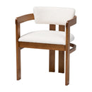 Cream Boucle Dining Chair | Bali Loom Carice | Oroatrade.com