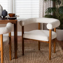 Cream Boucle Dining Chair | Bali Loom Caia | Oroatrade.com