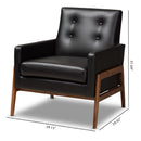 Button Tufted Back Lounge Chair | Bali Loom Perris | Oroatrade.com