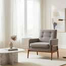 Button Tufted Back Lounge Chair | Bali Loom Perris | Oroatrade.com