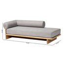 Gray Left Arm Chaise Lounge | Bali Loom Bertille | Oroatrade.com