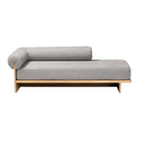 Gray Left Arm Chaise Lounge | Bali Loom Bertille | Oroatrade.com