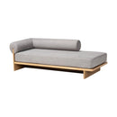 Gray Left Arm Chaise Lounge | Bali Loom Bertille | Oroatrade.com