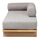 Gray Left Arm Chaise Lounge | Bali Loom Bertille | Oroatrade.com