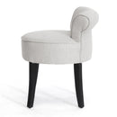 Beige Linen Lounge Stool | Bali Loom Millani | Oroatrade.com