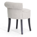 Beige Linen Lounge Stool | Bali Loom Millani | Oroatrade.com