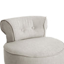 Beige Linen Lounge Stool | Bali Loom Millani | Oroatrade.com