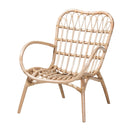 Rattan Openwork Bohemian Lounge Chair | Bali Loom Bajo | Oroatrade.com