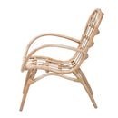 Rattan Openwork Bohemian Lounge Chair | Bali Loom Bajo | Oroatrade.com