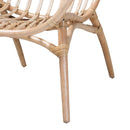 Rattan Openwork Bohemian Lounge Chair | Bali Loom Bajo | Oroatrade.com