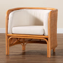 Curved Woven Rattan Accent Chair | Bali Loom Bandung | Oroatrade.com