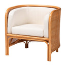 Curved Woven Rattan Accent Chair | Bali Loom Bandung | Oroatrade.com