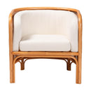 Curved Woven Rattan Accent Chair | Bali Loom Bandung | Oroatrade.com