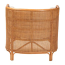 Curved Woven Rattan Accent Chair | Bali Loom Bandung | Oroatrade.com
