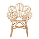 Flower Inspired Rattan Accent Chair | Bali Loom Bianca | Oroatrade.com