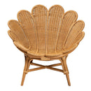 Scalloped Rattan Boho Accent Chair | Bali Loom Blossom | Oroatrade.com