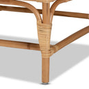 Hospitality furniture - White Padded Rattan Accent Chair - www.oroatrade.com