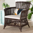 Dark Brown Bohemian Accent Chair | Bali Loom Brooklyn | Oroatrade.com