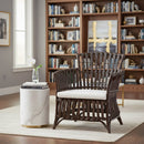 Dark Brown Bohemian Accent Chair | Bali Loom Brooklyn | Oroatrade.com