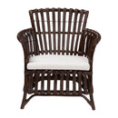 Dark Brown Bohemian Accent Chair | Bali Loom Brooklyn | Oroatrade.com
