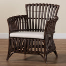Dark Brown Bohemian Accent Chair | Bali Loom Brooklyn | Oroatrade.com