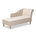 Scroll Back Tufted Chaise Lounge | Bali Loom Emeline | Oroatrade.com
