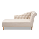 Scroll Back Tufted Chaise Lounge | Bali Loom Emeline | Oroatrade.com