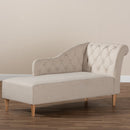 Scroll Back Tufted Chaise Lounge | Bali Loom Emeline | Oroatrade.com