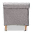 Scroll Back Tufted Chaise Lounge | Bali Loom Emeline | Oroatrade.com