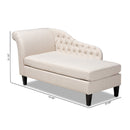 Tufted Fabric Chaise Lounge | Bali Loom Florent | Oroatrade.com