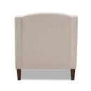 Beige Nailhead Trimmed Chaise Lounge | Bali Loom Leonie | Oroatrade.com