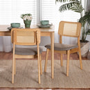 Woven Rattan Back Dining Chairs 2 | Bali Loom Dannon | Oroatrade.com