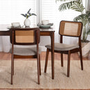 Woven Rattan Back Dining Chairs 2 | Bali Loom Dannon | Oroatrade.com