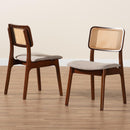 Woven Rattan Back Dining Chairs 2 | Bali Loom Dannon | Oroatrade.com