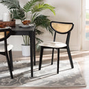 Crescent Rattan Back Dining Chairs 2 | Bali Loom Dannell | Oroatrade.com