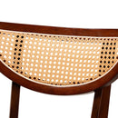 Crescent Rattan Back Dining Chairs 2 | Bali Loom Dannell | Oroatrade.com