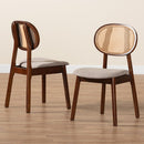 Contract furniture - Mid Century Padded Wooden Dining Chairs 2 - www.oroatrade.com