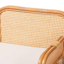 Contract furniture - Rattan Cane Cushioned Lounge Chair - www.oroatrade.com