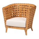 Diamond Weave Rattan Accent Chair | Bali Loom Daiwa | Oroatrade.com
